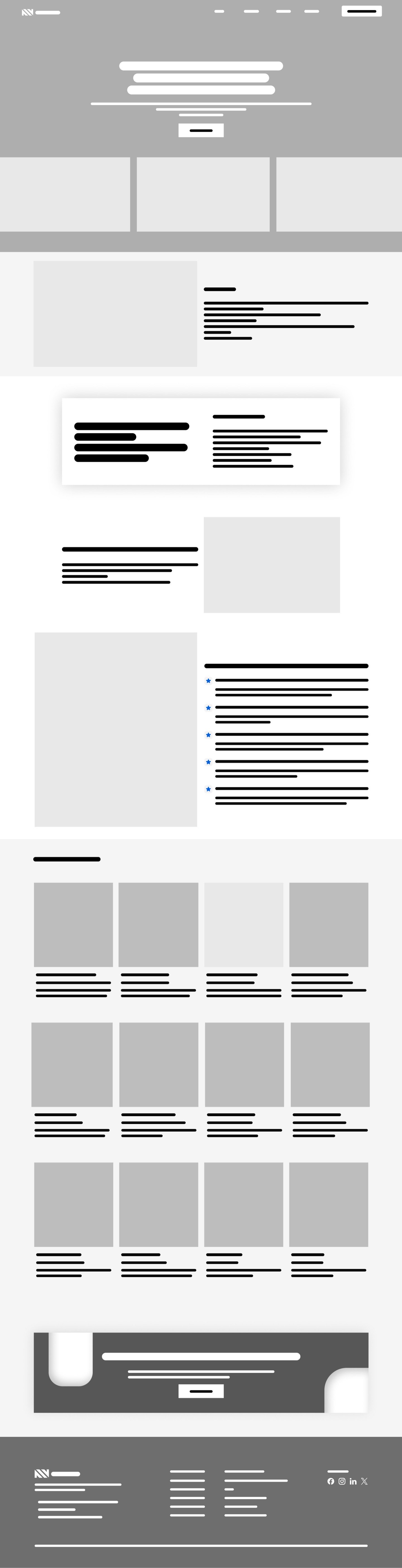 About Us Wireframe